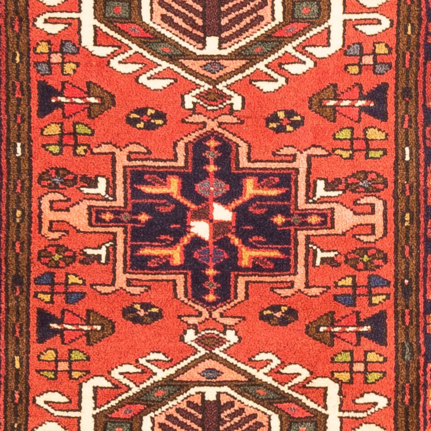 Tapis de couloir Tapis persan - Nomadic - 280 x 70 cm - rouge