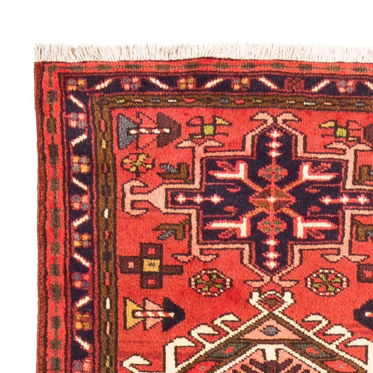 Tapis de couloir Tapis persan - Nomadic - 280 x 70 cm - rouge