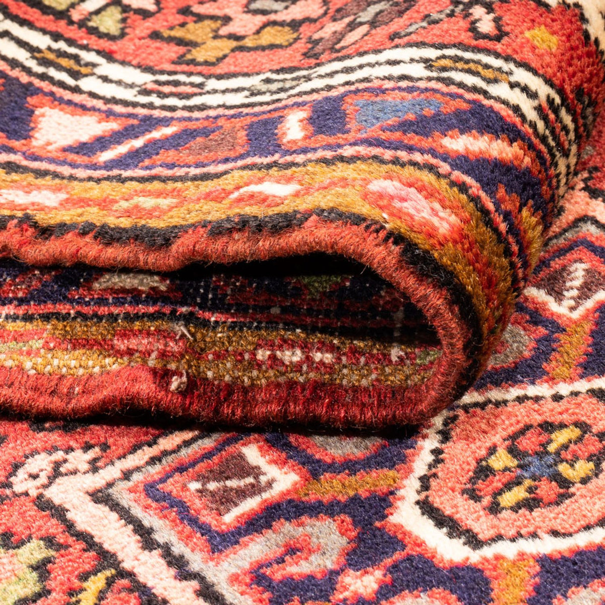 Tapis de couloir Tapis persan - Nomadic - 287 x 65 cm - rouge