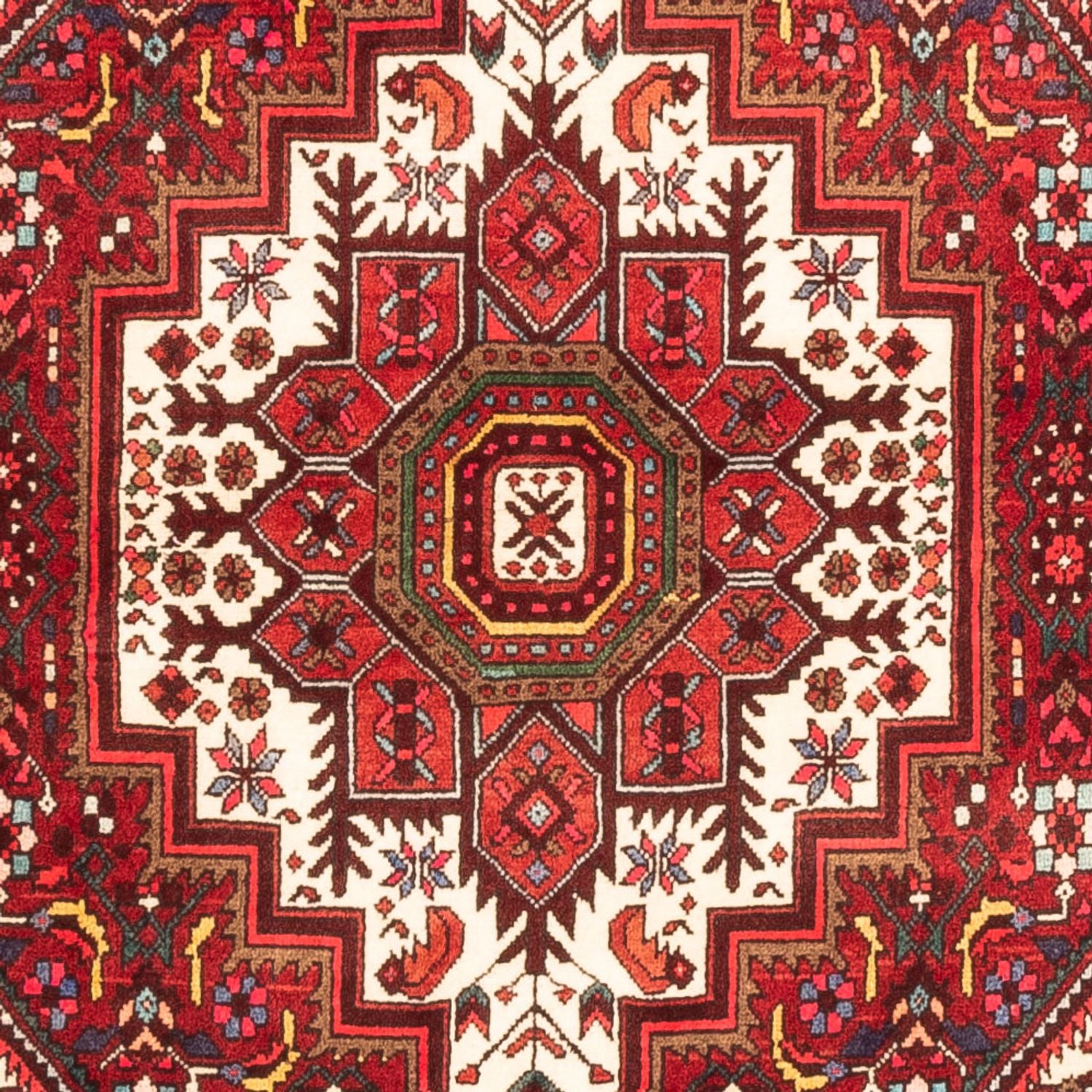 Tapis persan - Nomadic - 144 x 100 cm - rouge