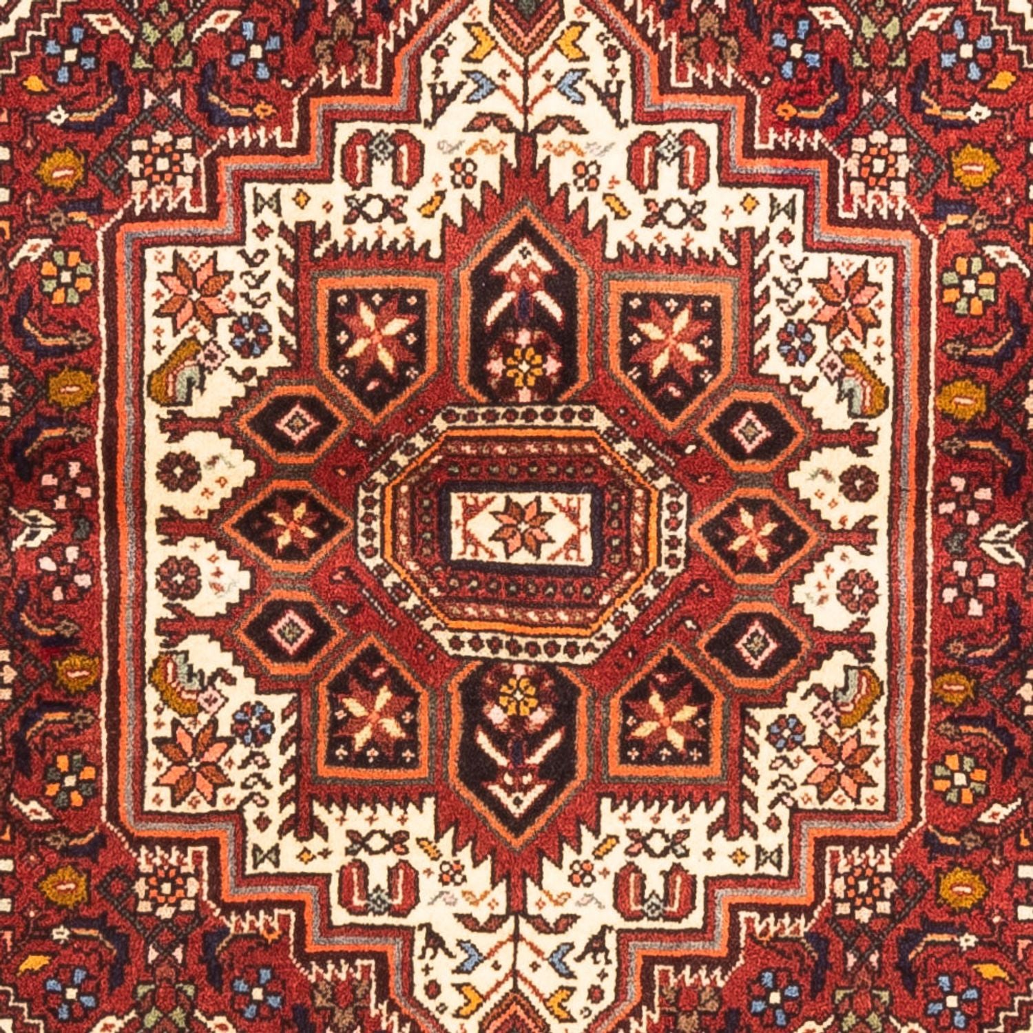 Tapis persan - Nomadic - 145 x 102 cm - rouge