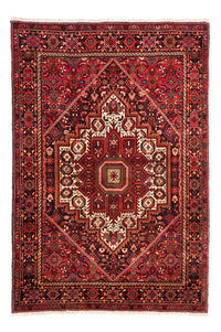 Tapis Gabbeh - Loribaft Persan - 157 x 100 cm - rouge
