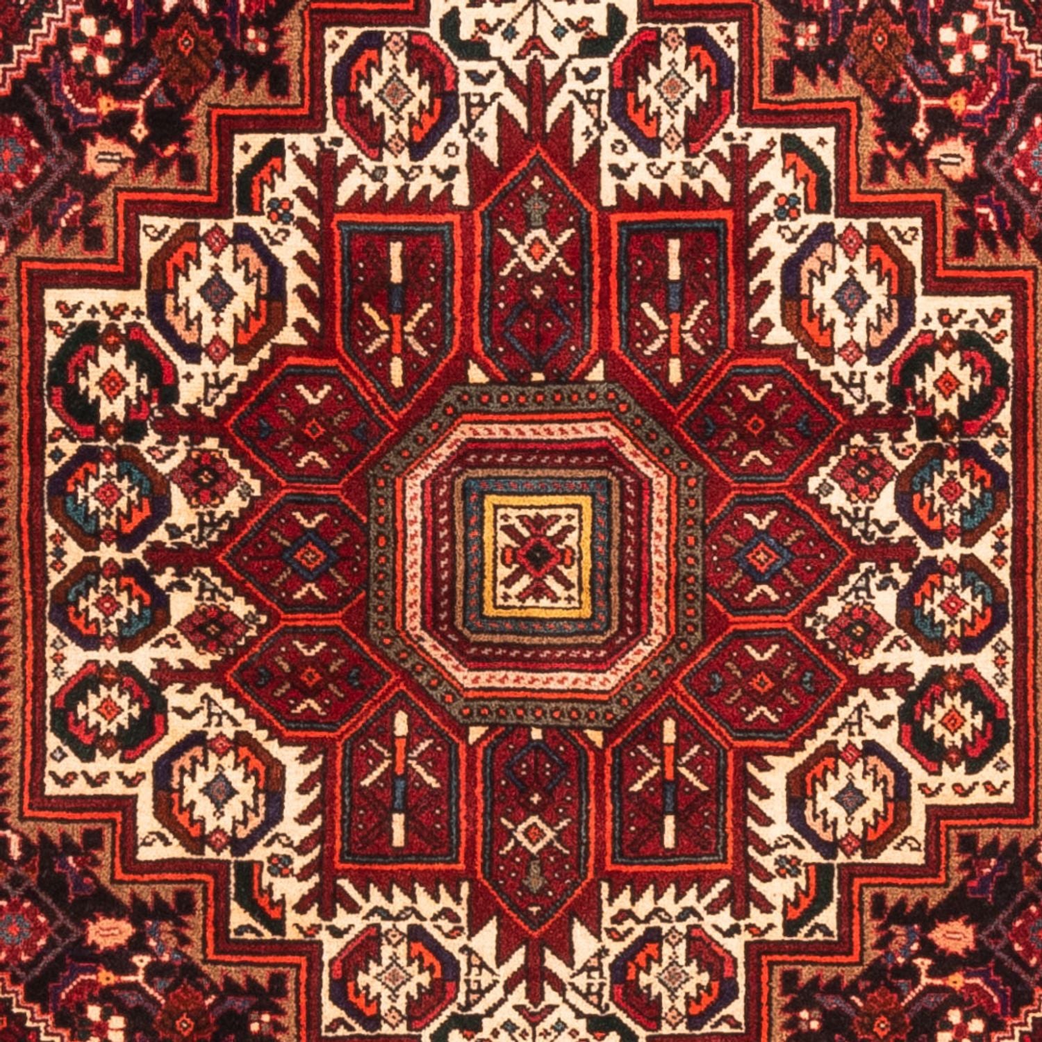 Tapis Gabbeh - Loribaft Persan - 157 x 100 cm - rouge
