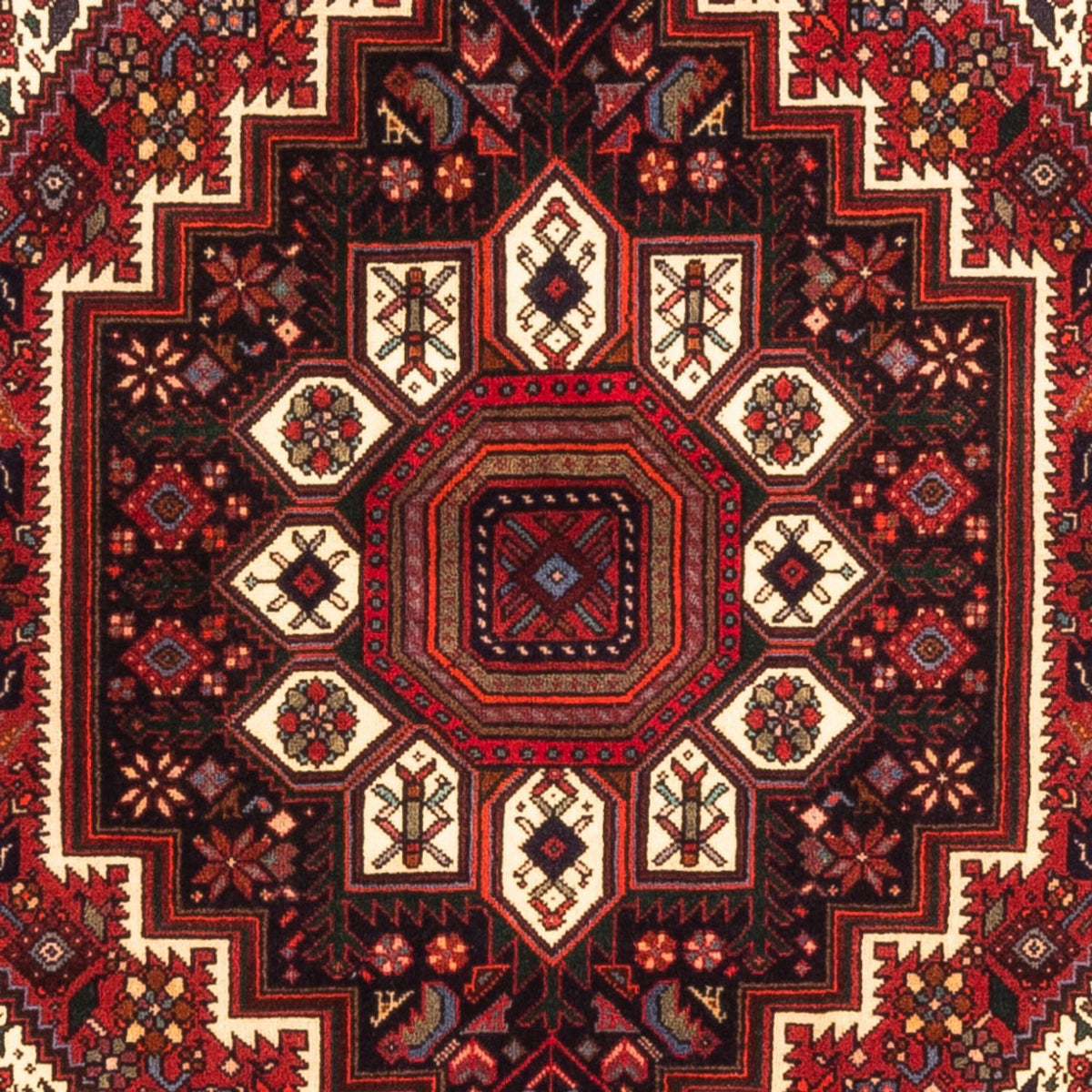 Tapis persan - Nomadic - 153 x 103 cm - crème