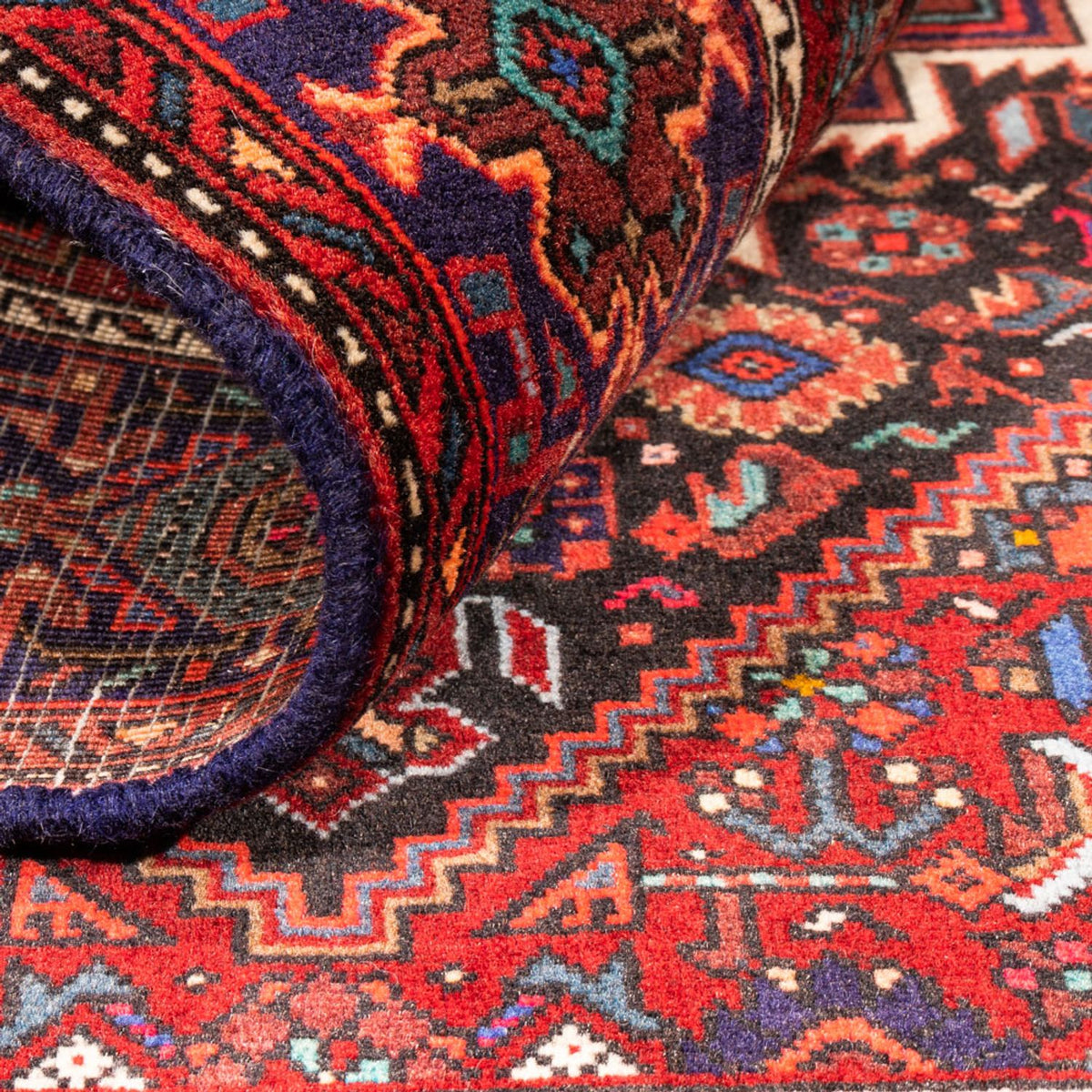 Tapis persan - Nomadic - 153 x 101 cm - rouge foncé