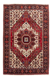 Tapis persan - Nomadic - 156 x 107 cm - rouge