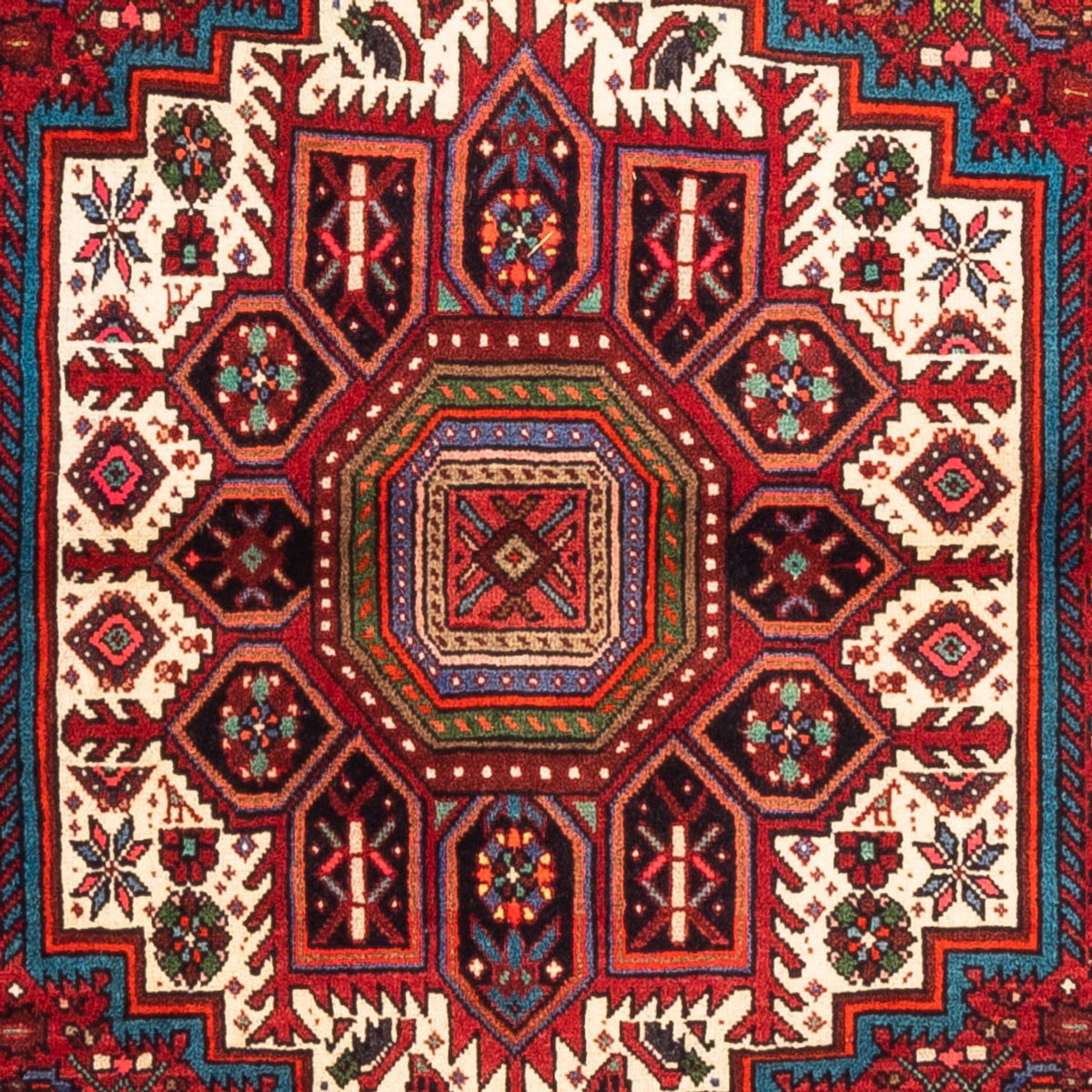 Tapis persan - Nomadic - 163 x 105 cm - beige