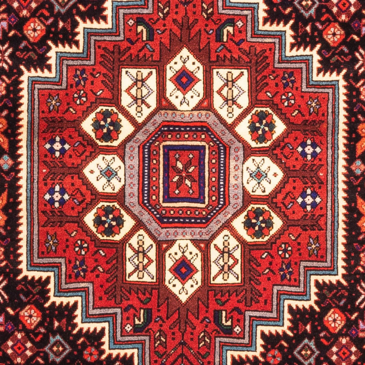 Tapis persan - Nomadic - 152 x 100 cm - rouge
