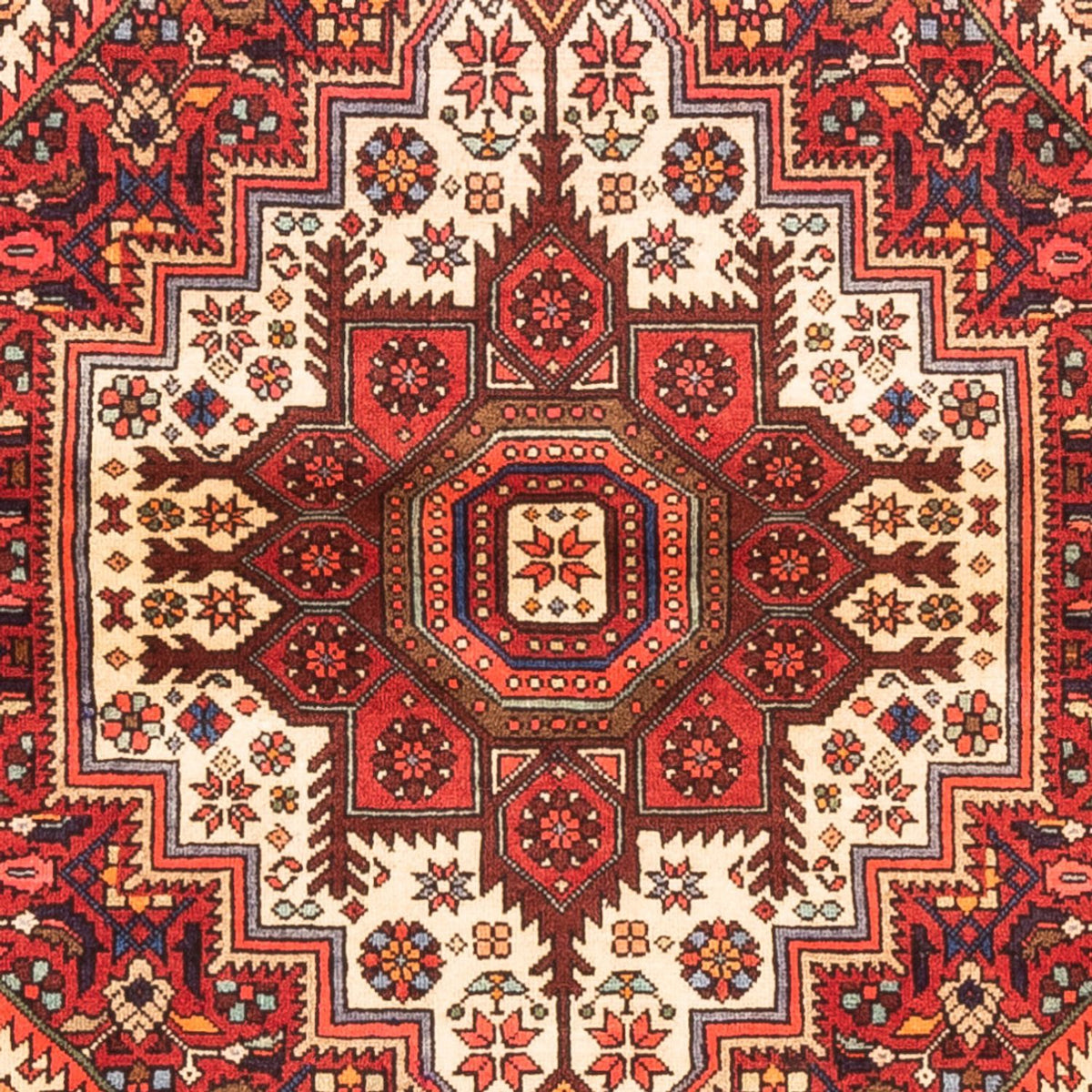 Tapis persan - Nomadic - 147 x 98 cm - beige