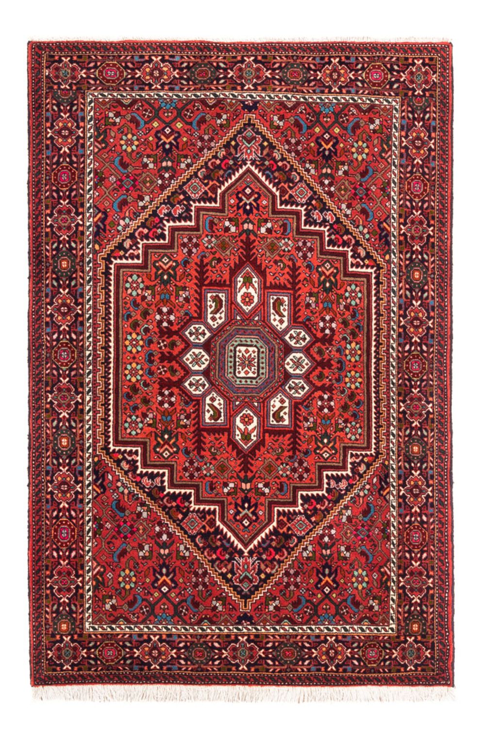 Tapis persan - Nomadic - 150 x 100 cm - rouge