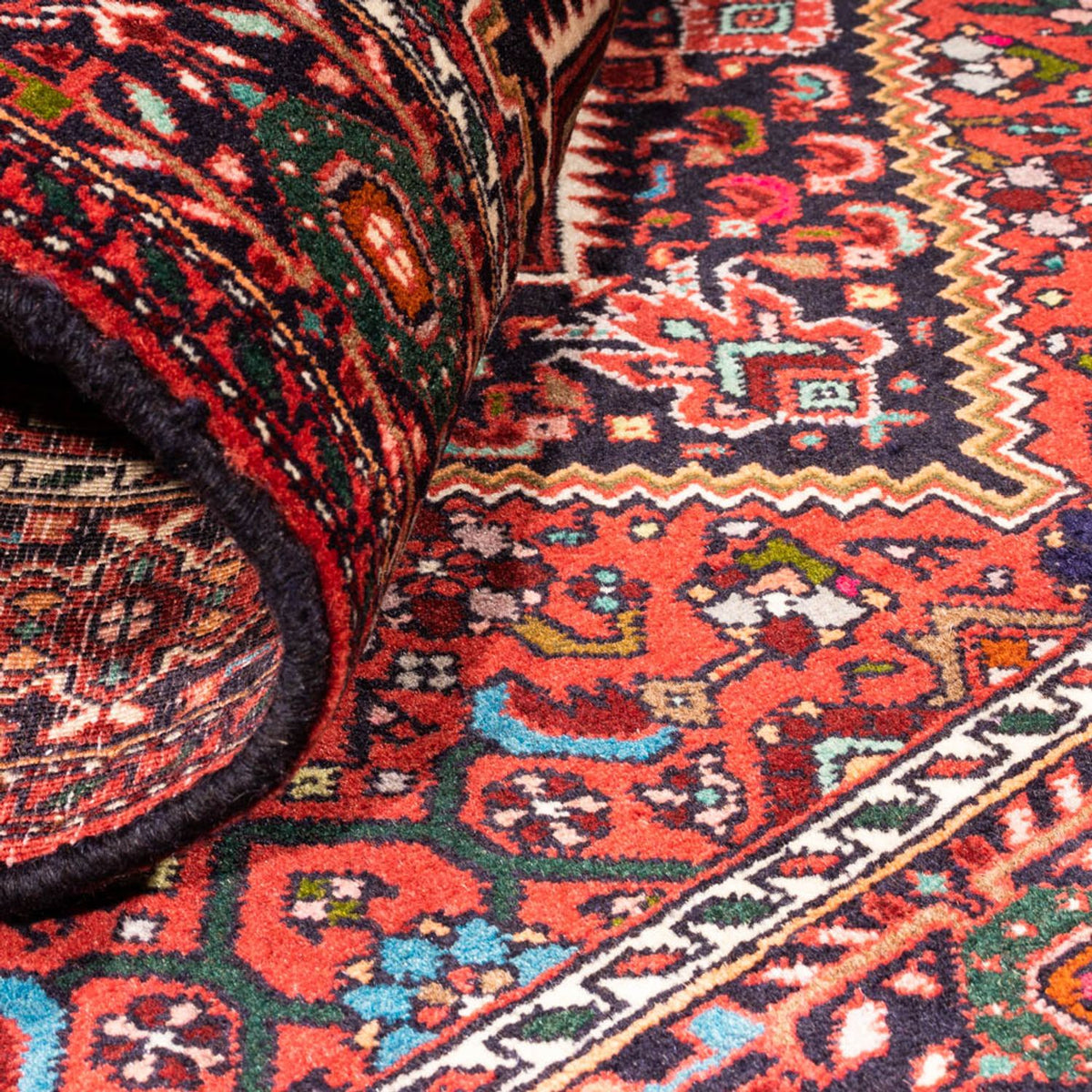 Tapis persan - Nomadic - 150 x 100 cm - rouge