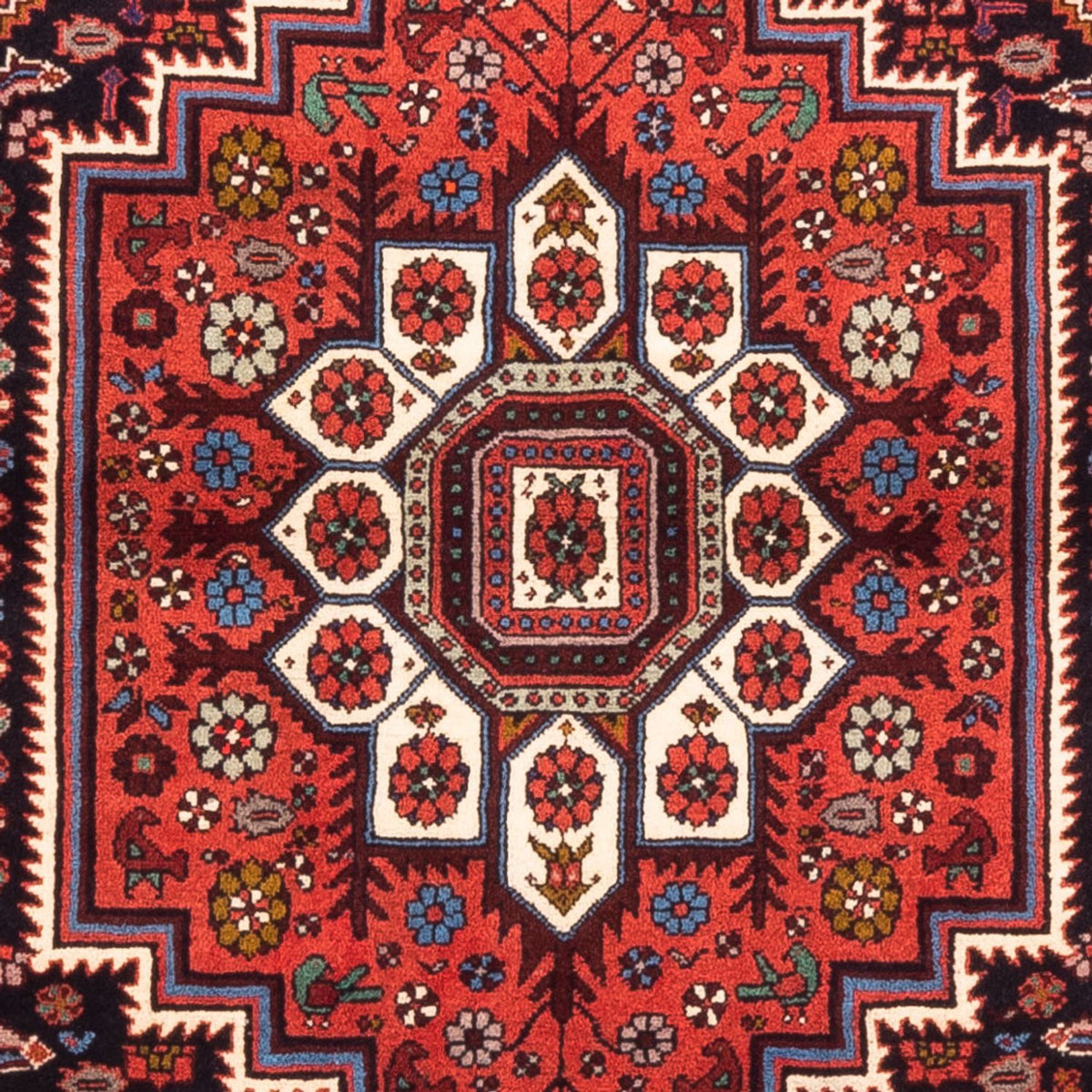 Tapis persan - Nomadic - 145 x 100 cm - rouge