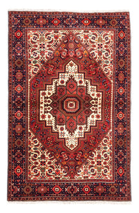 Tapis persan - Nomadic - 150 x 100 cm - rouge