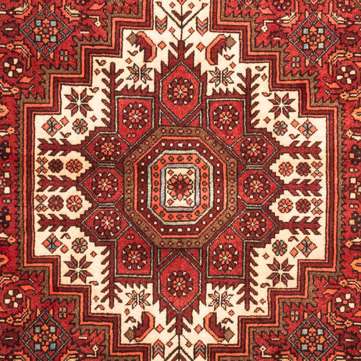 Tapis persan - Nomadic - 149 x 98 cm - rouge