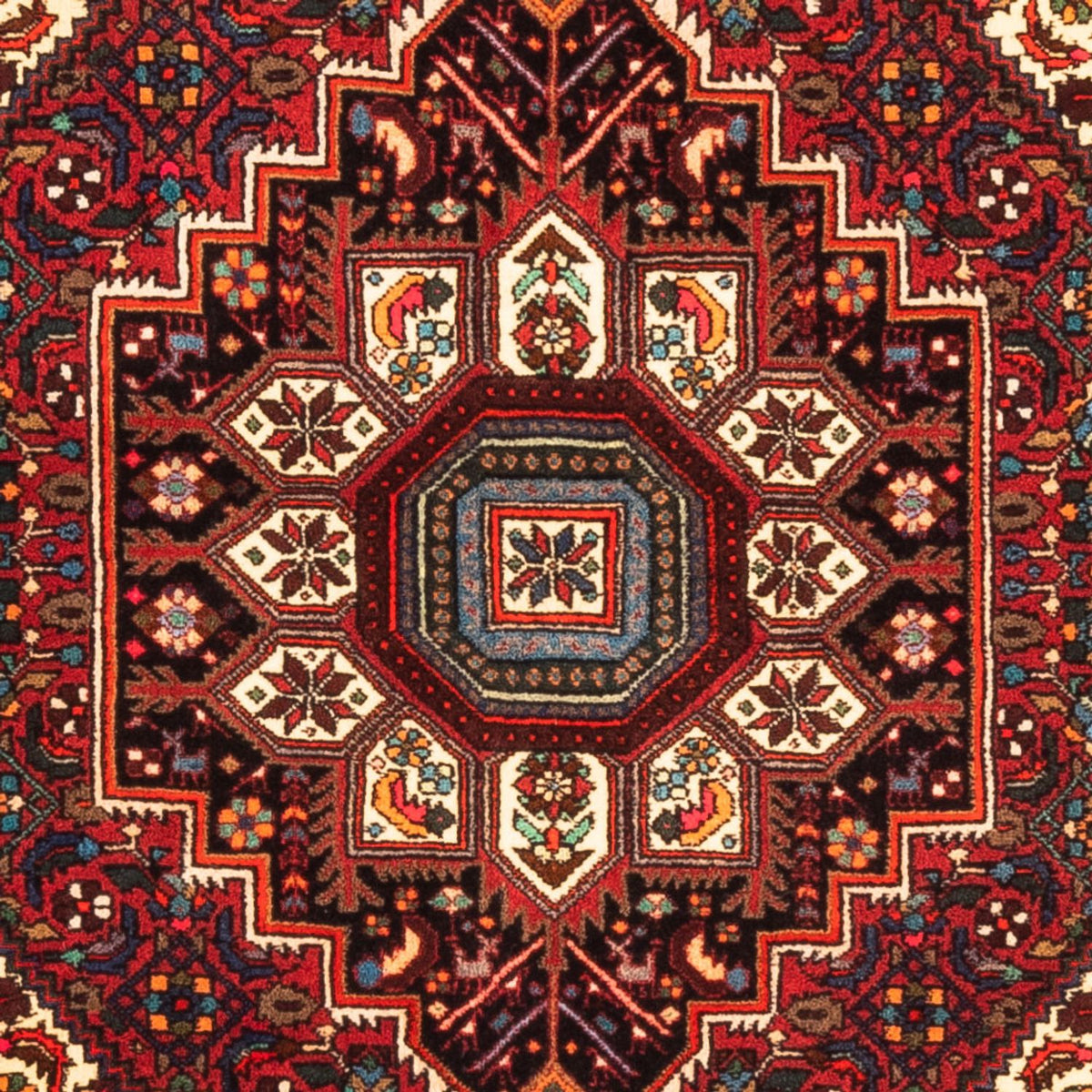 Tapis persan - Nomadic - 150 x 102 cm - rouge