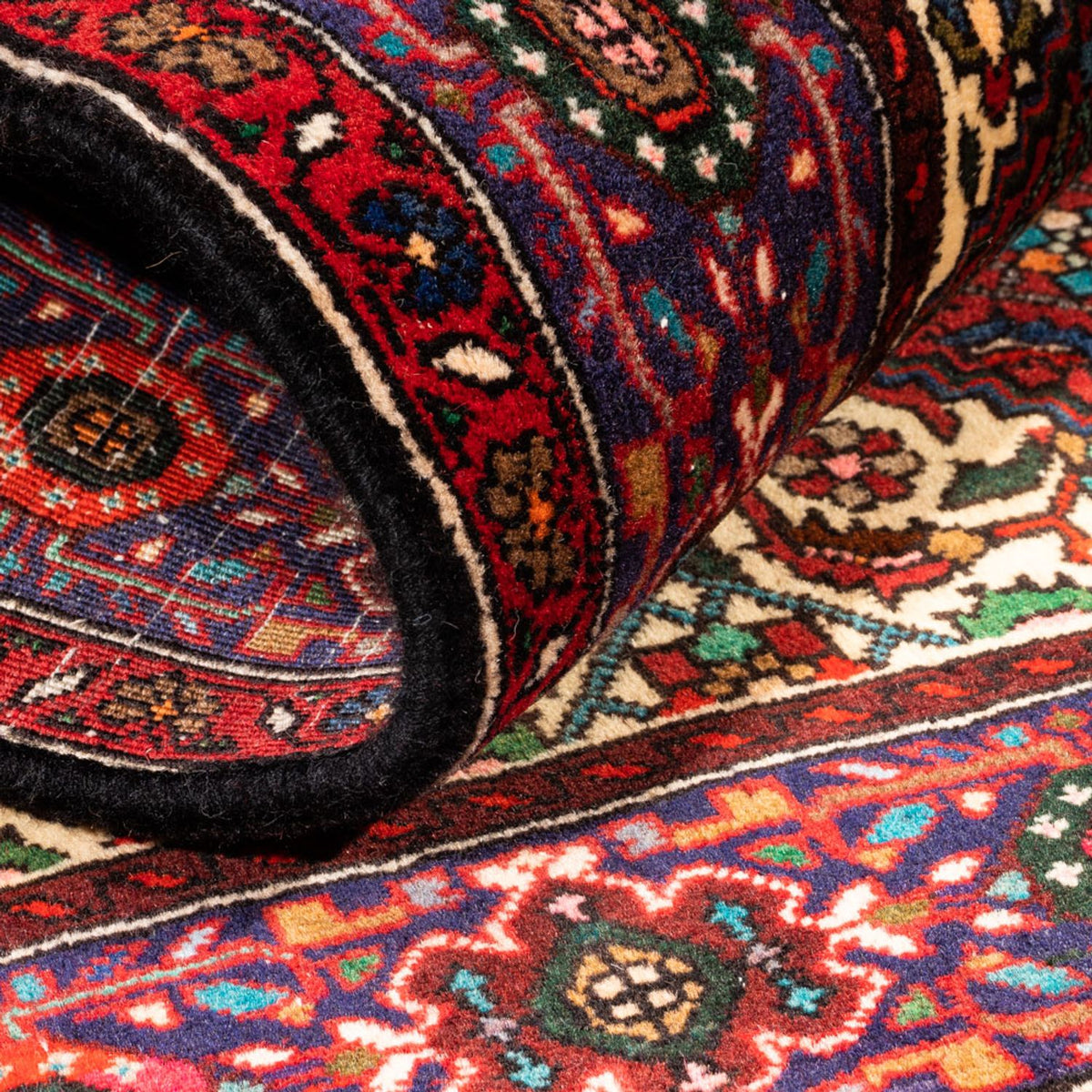 Tapis persan - Nomadic - 150 x 102 cm - rouge