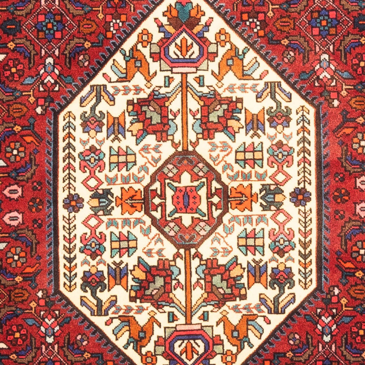 Tapis persan - Nomadic - 155 x 100 cm - rouge