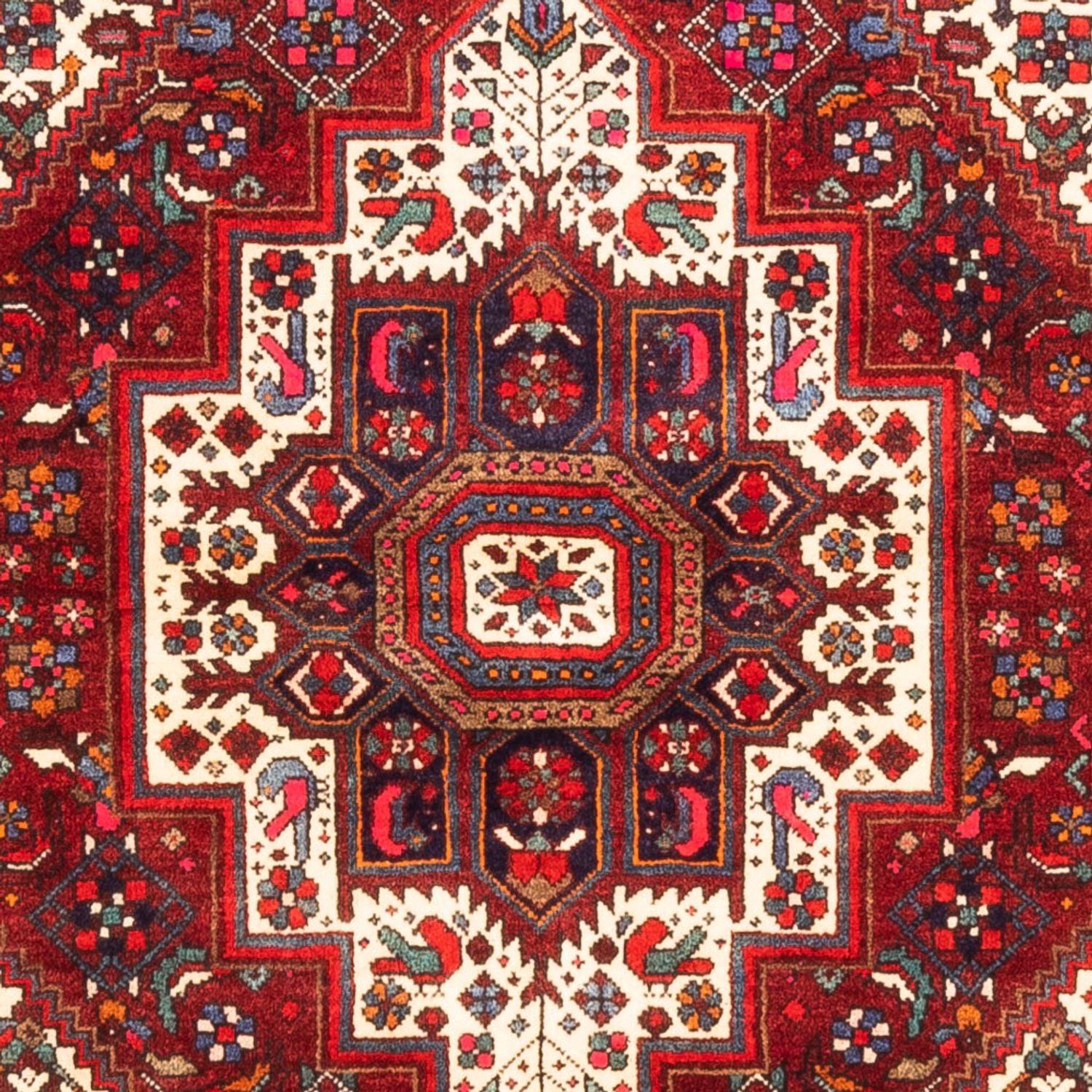 Tapis persan - Nomadic - 147 x 104 cm - rouge