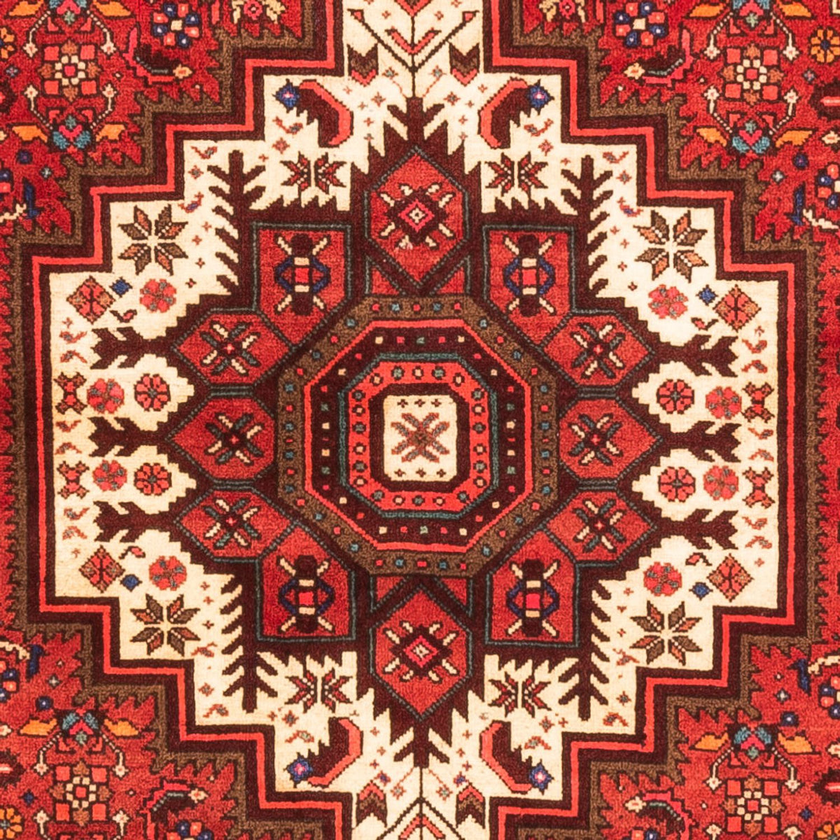 Tapis persan - Nomadic - 146 x 100 cm - rouge