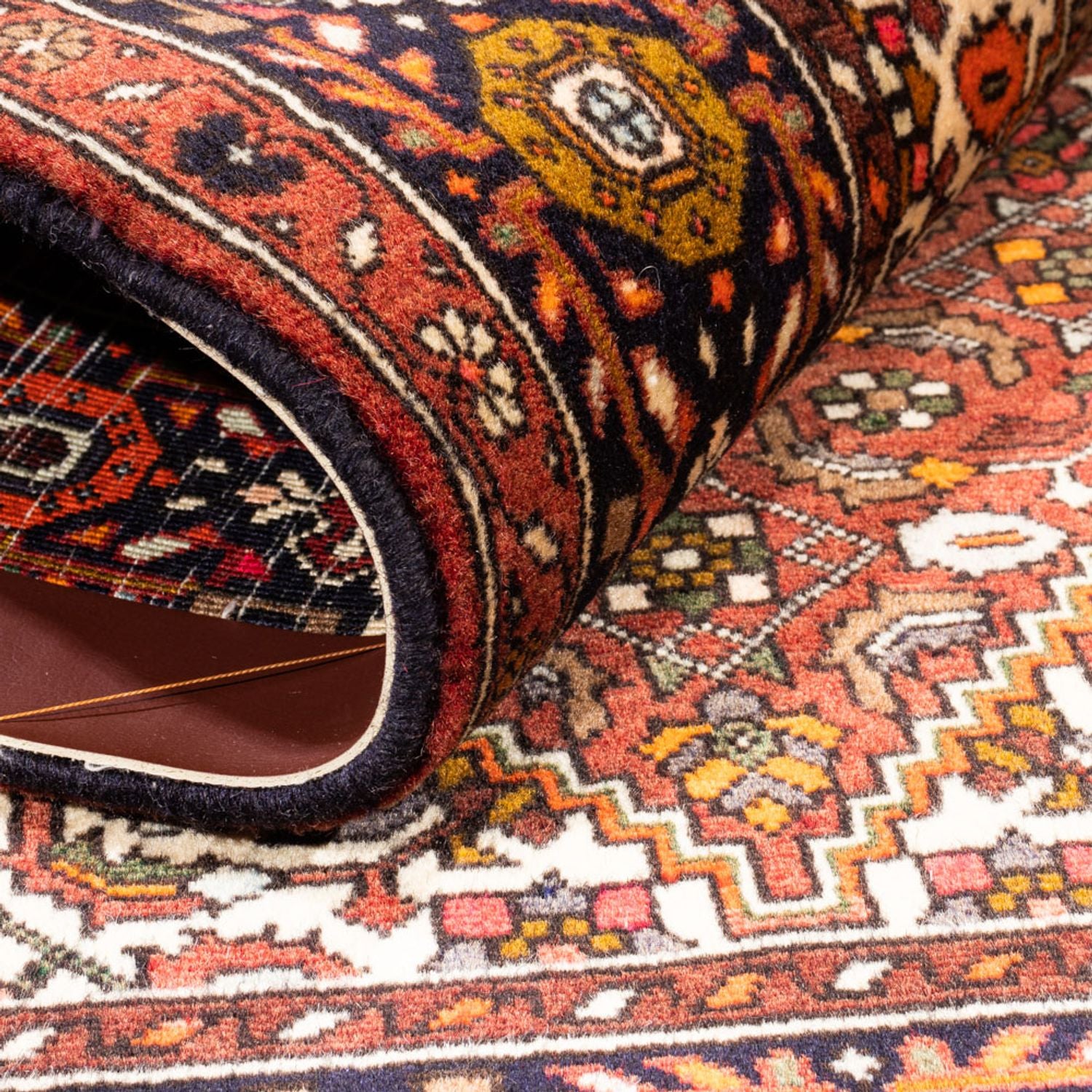 Tapis persan - Nomadic - 149 x 100 cm - rouge