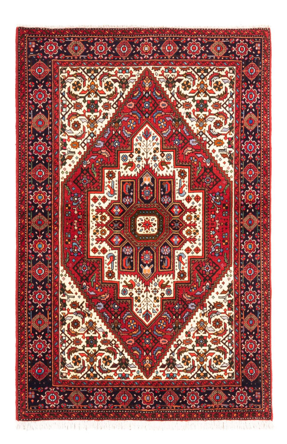 Tapis persan - Nomadic - 150 x 97 cm - rouge