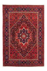 Tapis persan - Nomadic - 148 x 102 cm - rouge