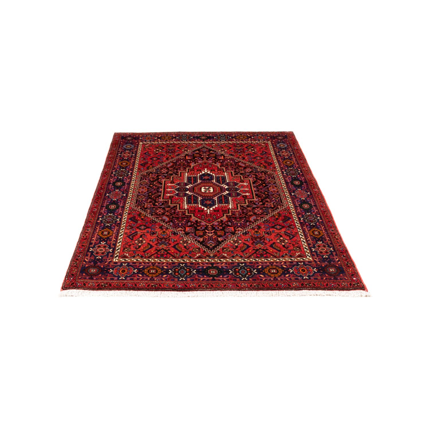 Tapis persan - Nomadic - 148 x 102 cm - rouge