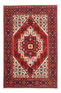 Tapis persan - Nomadic - 150 x 97 cm - rouge