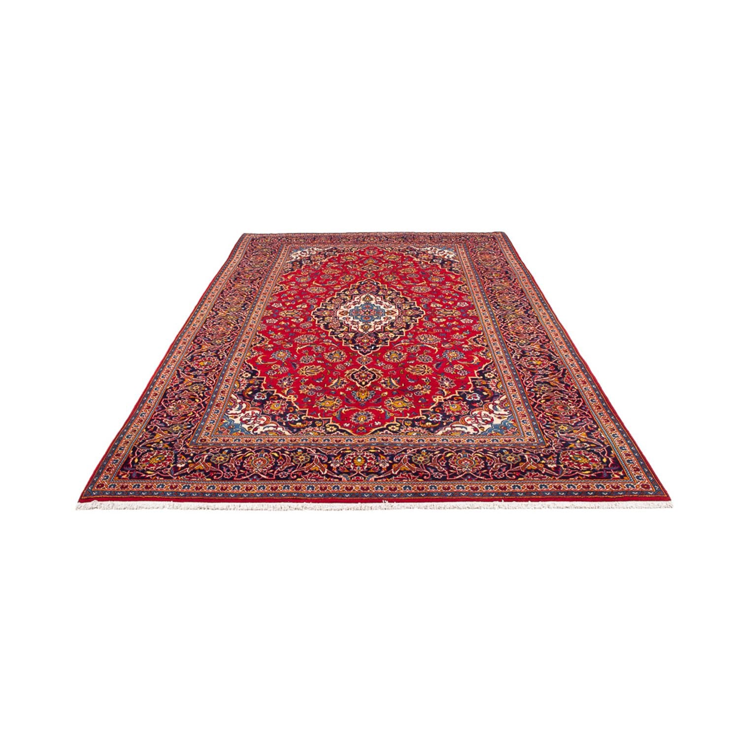 Tapis persan - Keshan - 294 x 194 cm - rouge