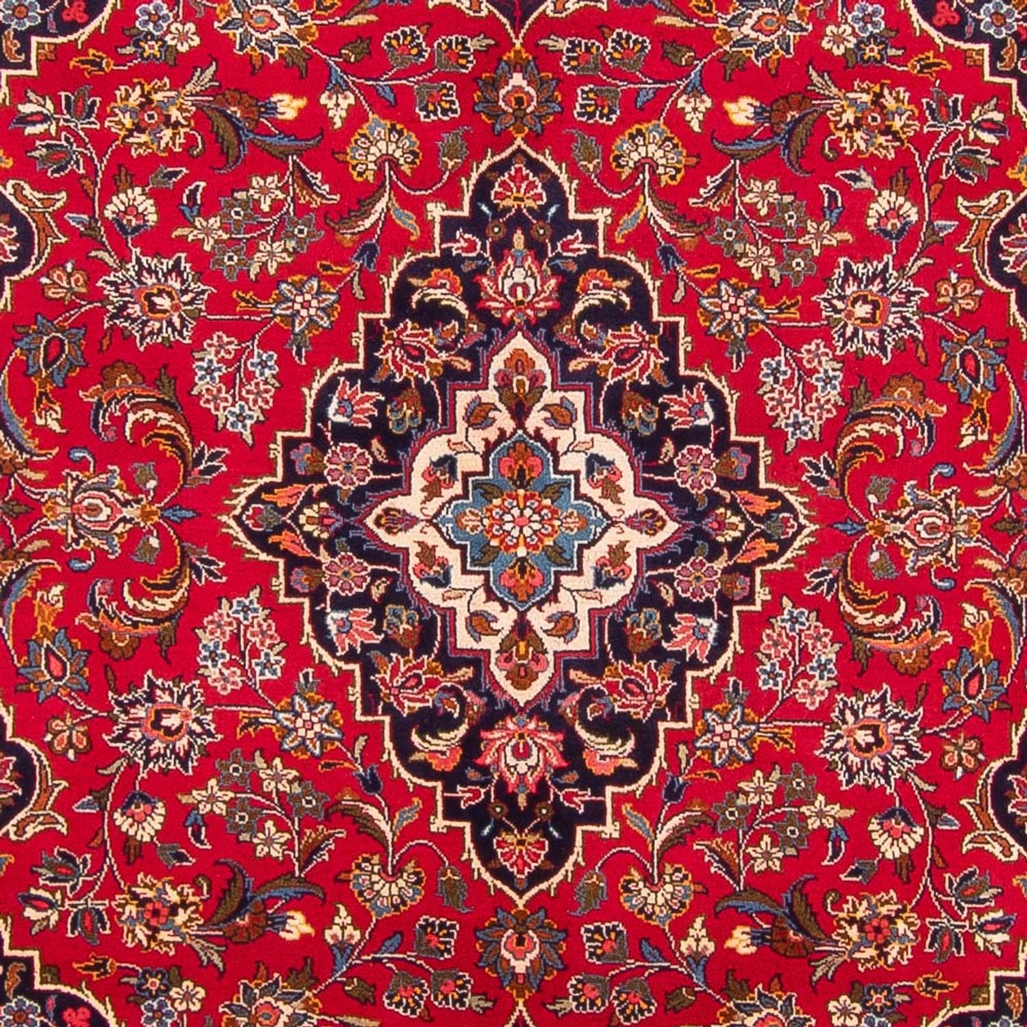 Tapis persan - Keshan - 293 x 195 cm - rouge