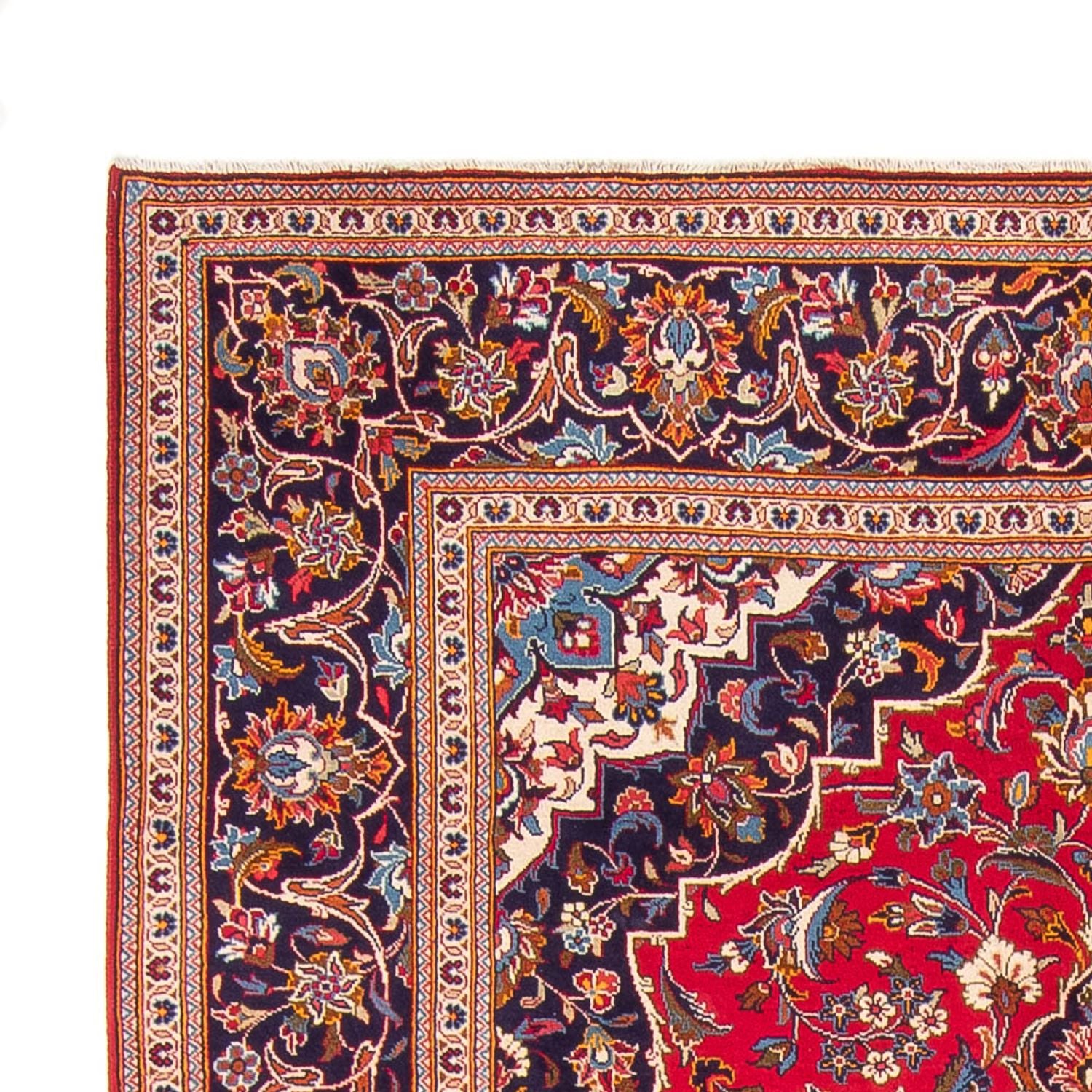 Tapis persan - Keshan - 293 x 195 cm - rouge