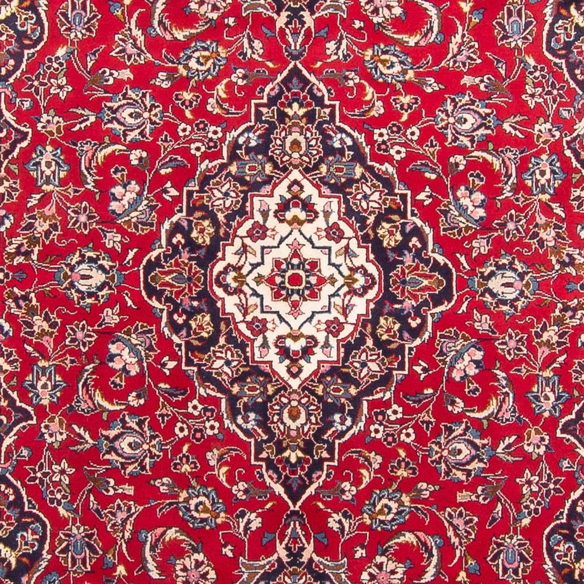 Tapis persan - Keshan - 296 x 194 cm - rouge