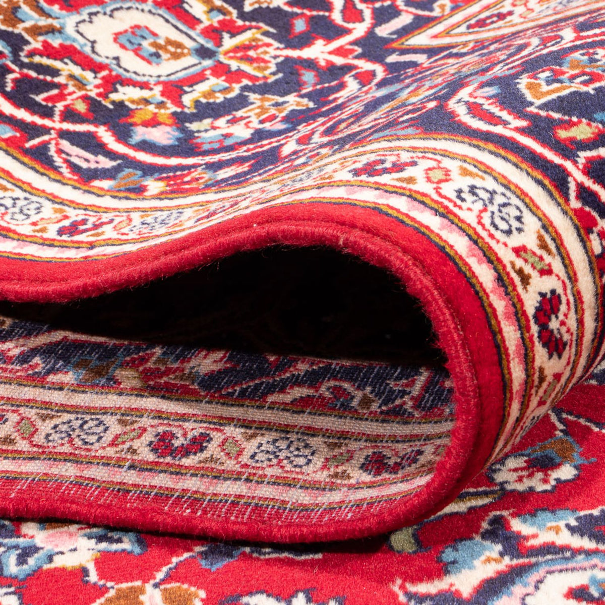 Tapis persan - Keshan - 296 x 194 cm - rouge