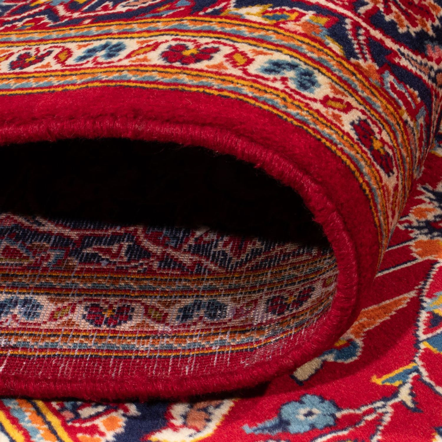 Tapis persan - Keshan - 284 x 202 cm - rouge