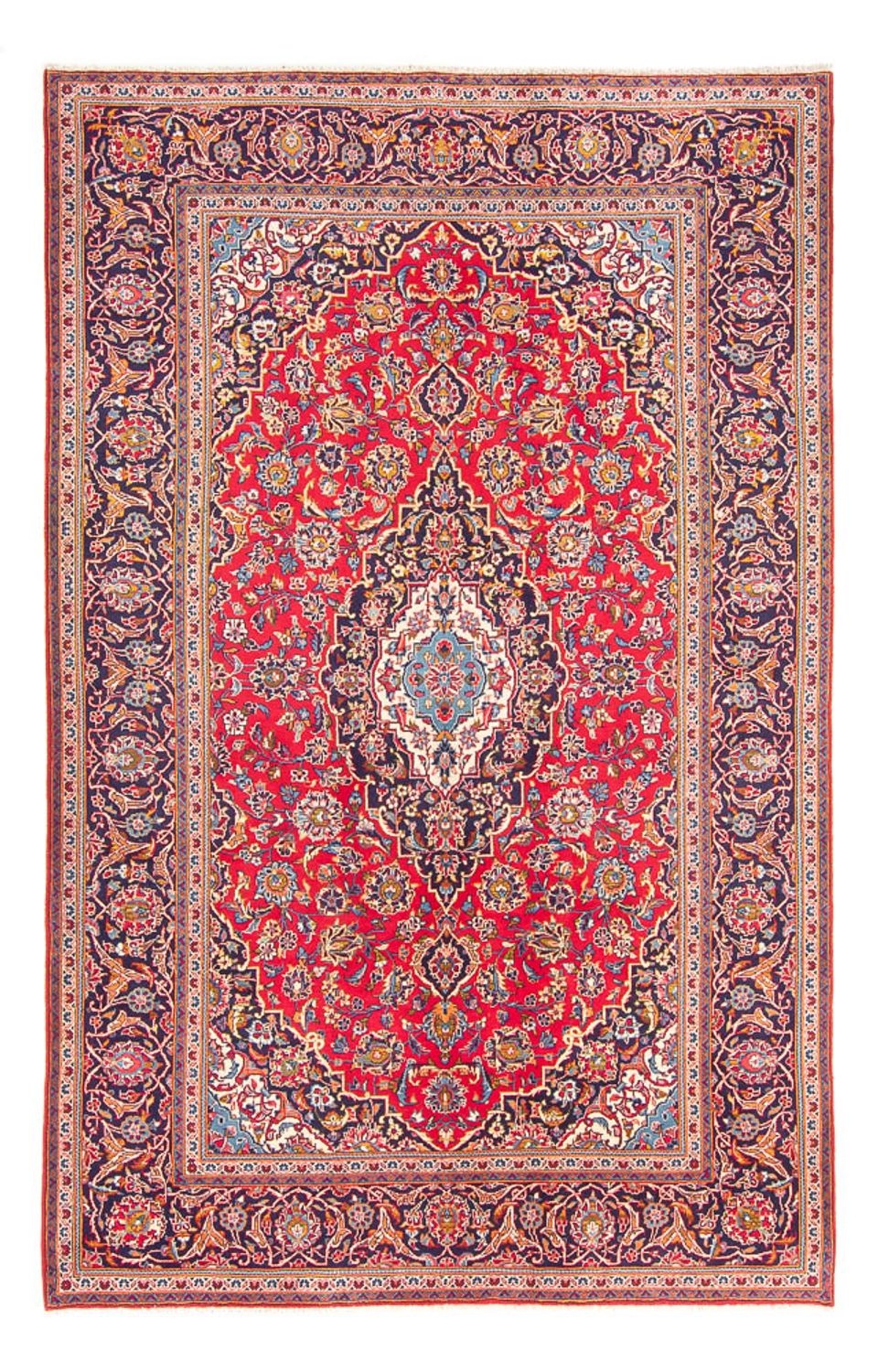 Tapis persan - Keshan - 297 x 194 cm - rouge