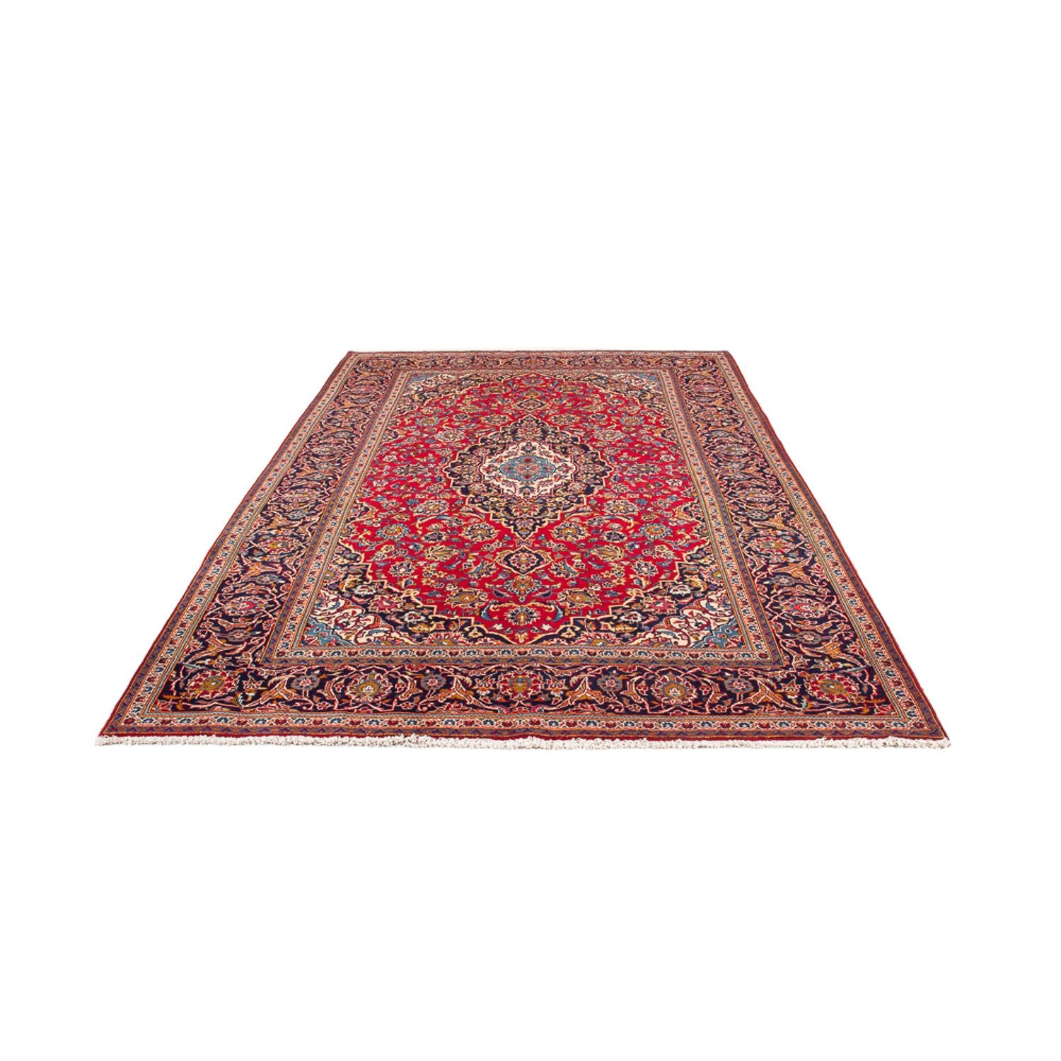 Tapis persan - Keshan - 297 x 194 cm - rouge