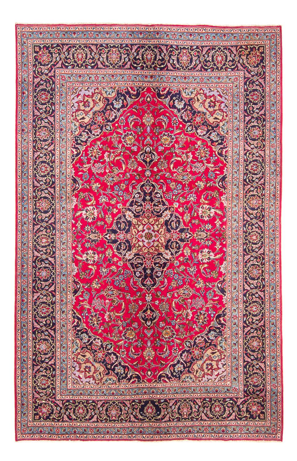 Tapis persan - Keshan - 288 x 200 cm - rouge