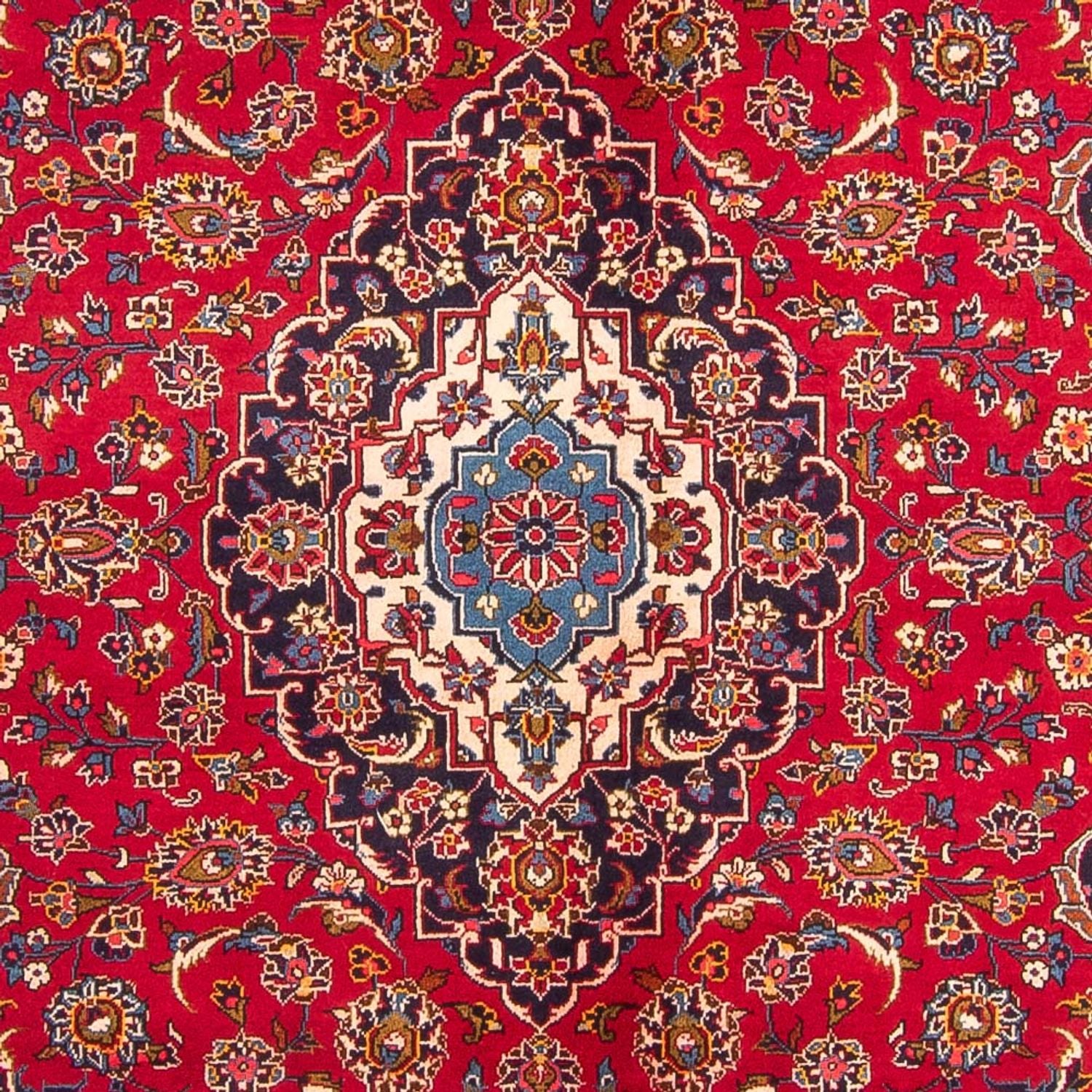 Tapis persan - Keshan - 296 x 195 cm - rouge