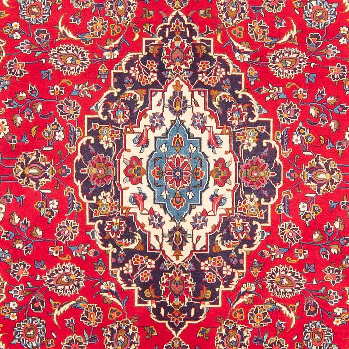 Tapis persan - Keshan - 295 x 196 cm - rouge