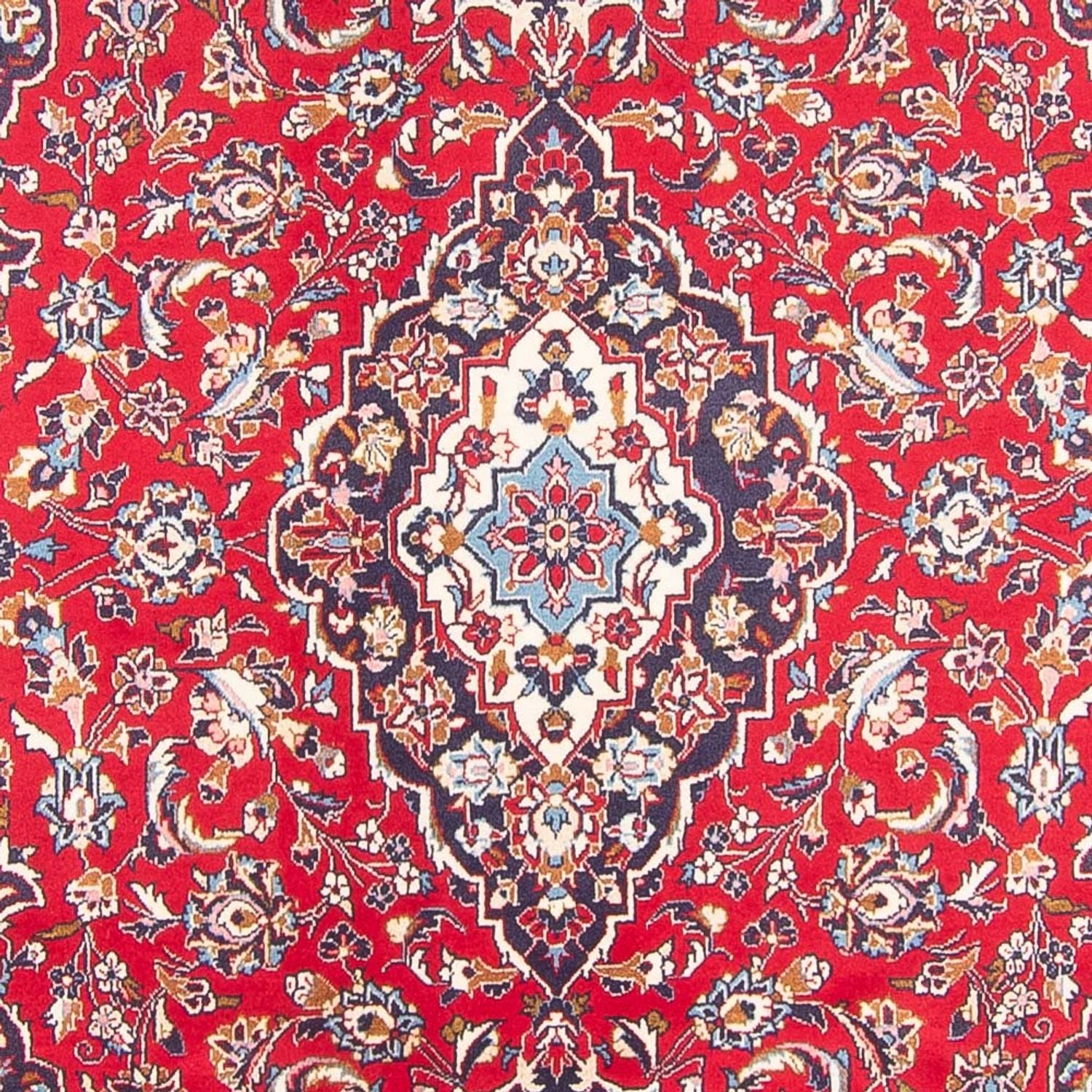 Tapis persan - Keshan - 295 x 197 cm - rouge