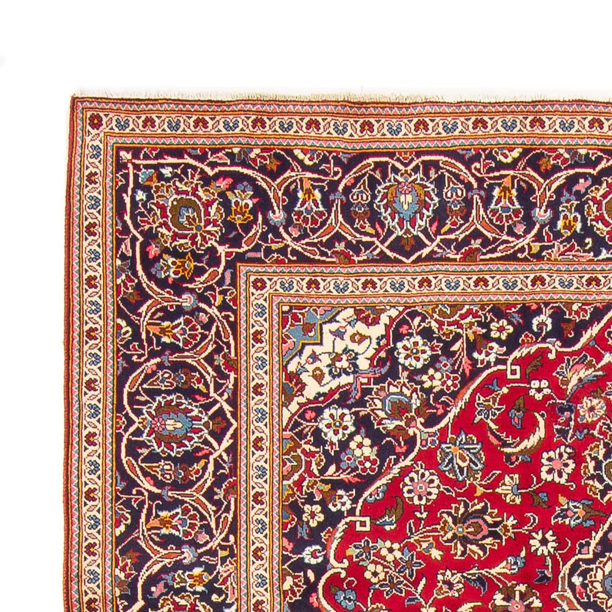 Tapis persan - Keshan - 288 x 202 cm - rouge