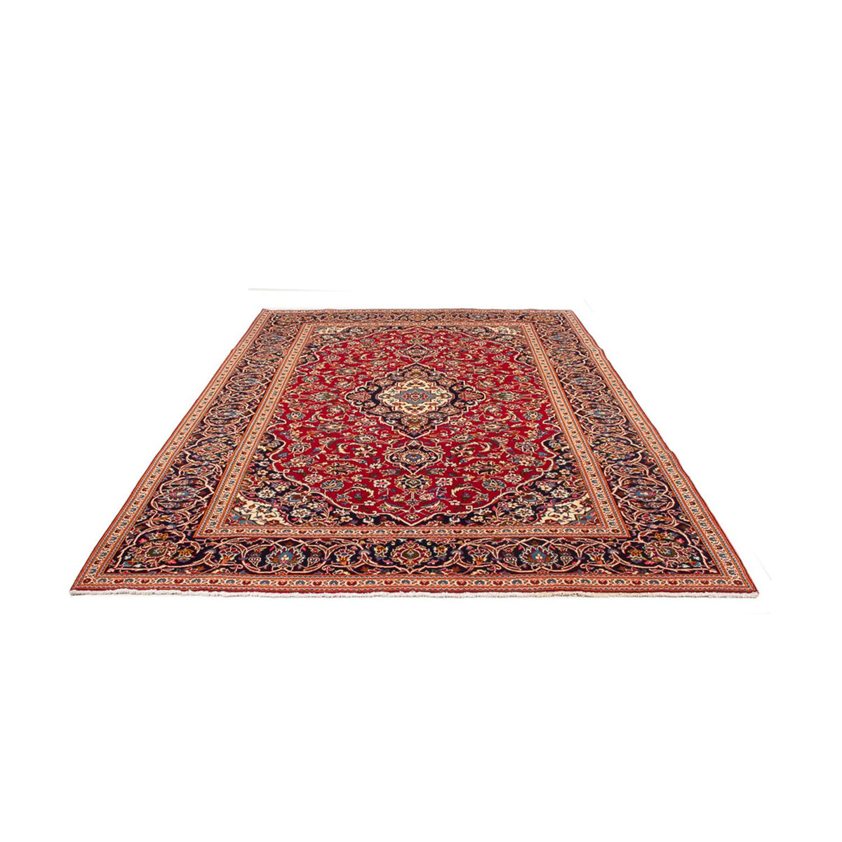 Tapis persan - Keshan - 288 x 202 cm - rouge