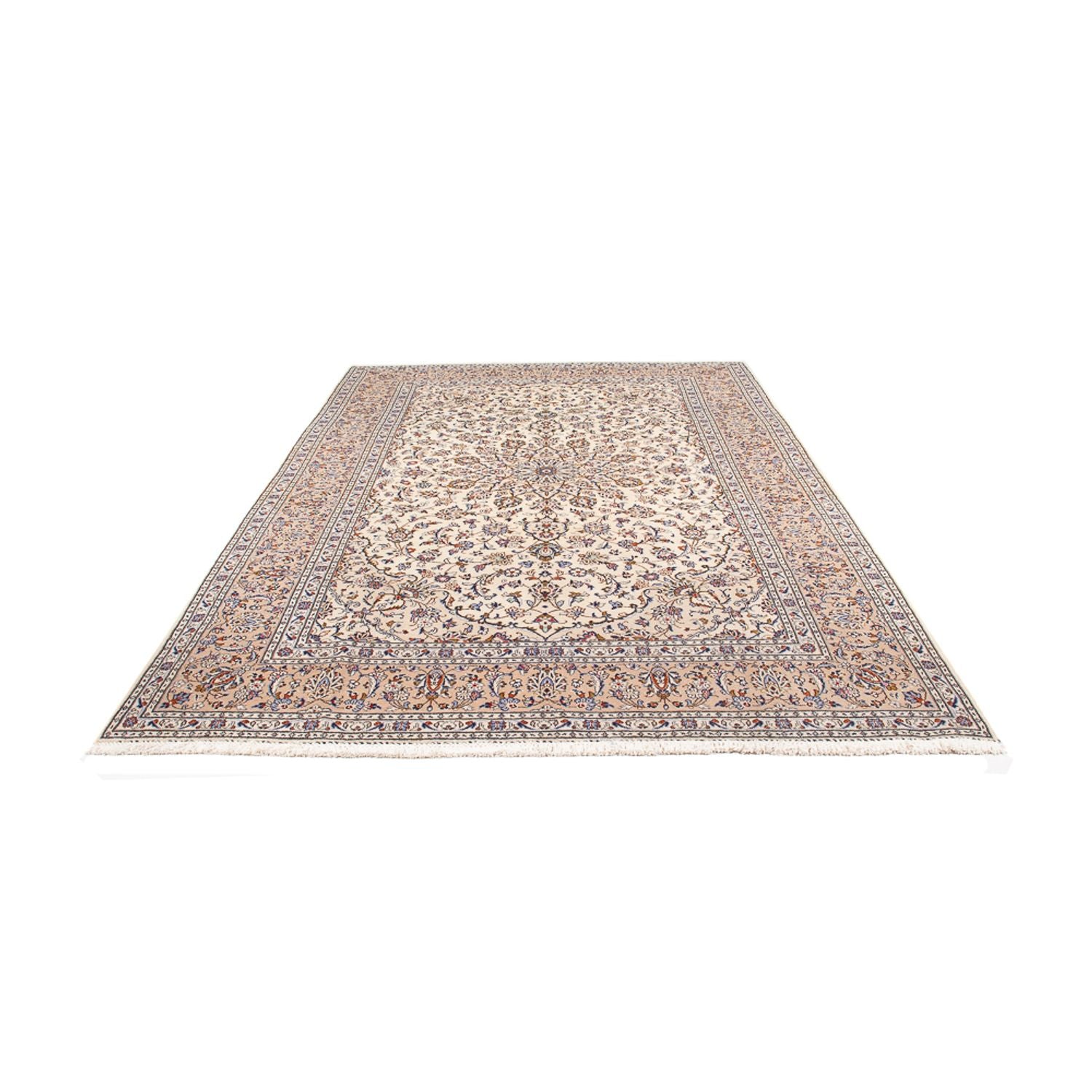 Tapis persan - Keshan - 302 x 194 cm - crème