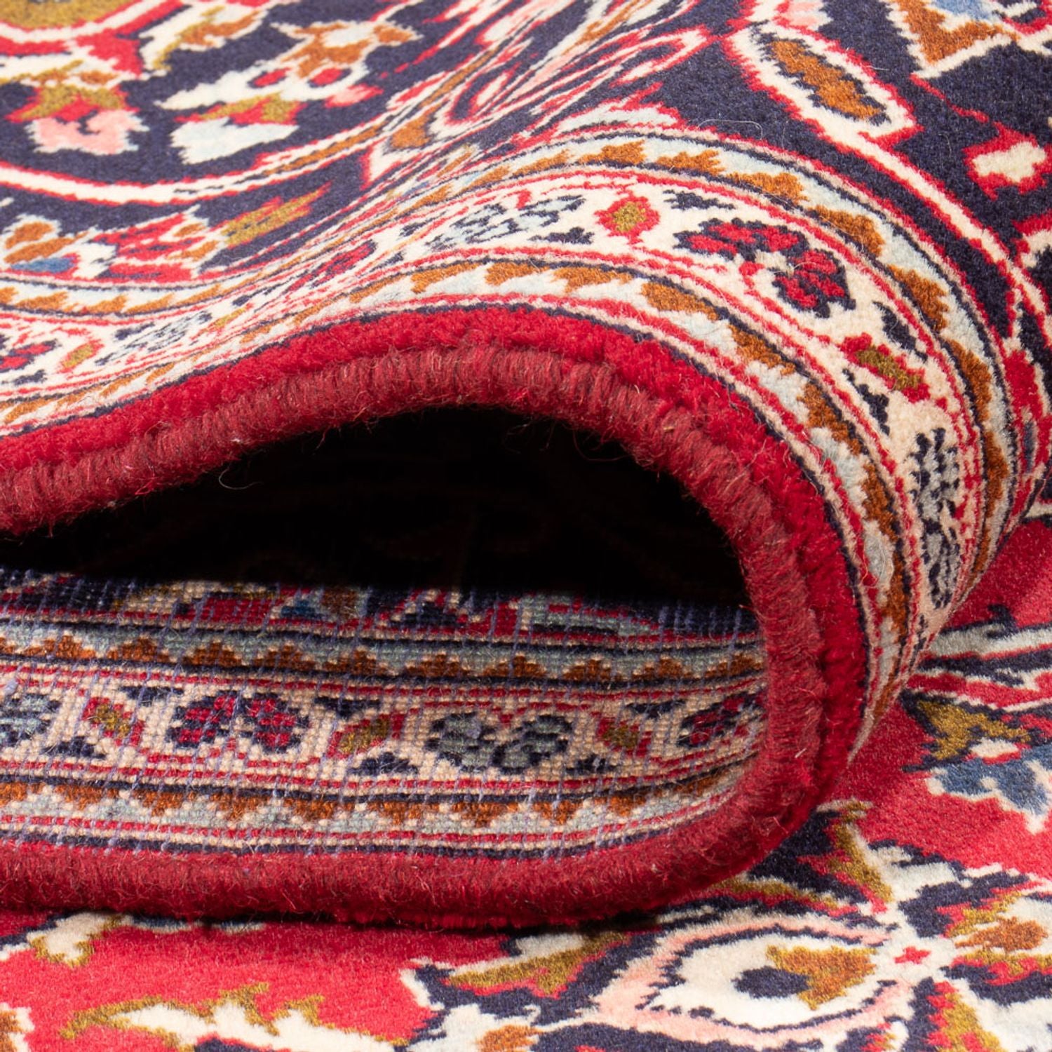 Tapis persan - Keshan - 293 x 200 cm - rouge