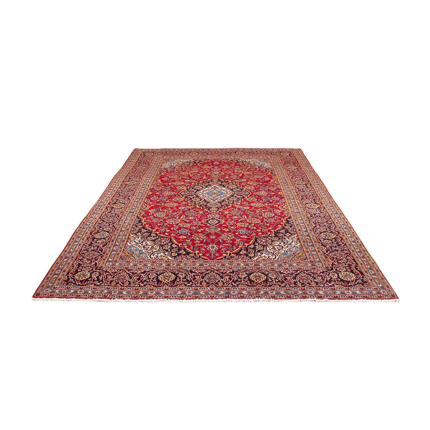 Tapis persan - Keshan - 293 x 200 cm - rouge