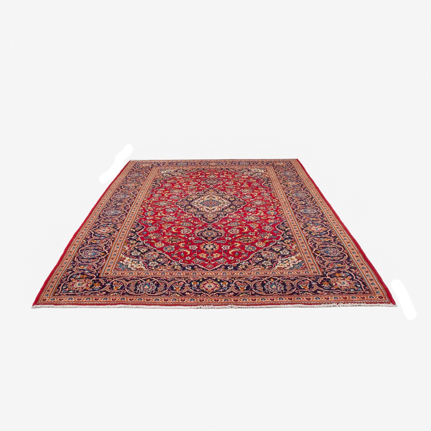 Tapis persan - Keshan - 294 x 200 cm - rouge
