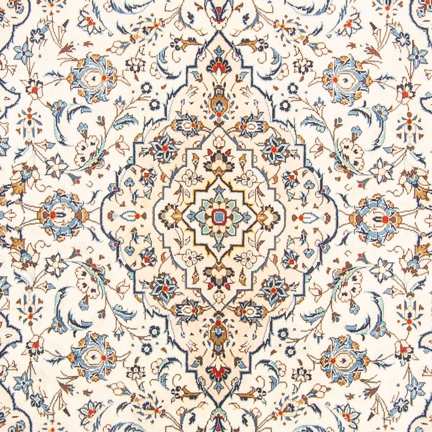 Tapis persan - Keshan - 300 x 196 cm - crème