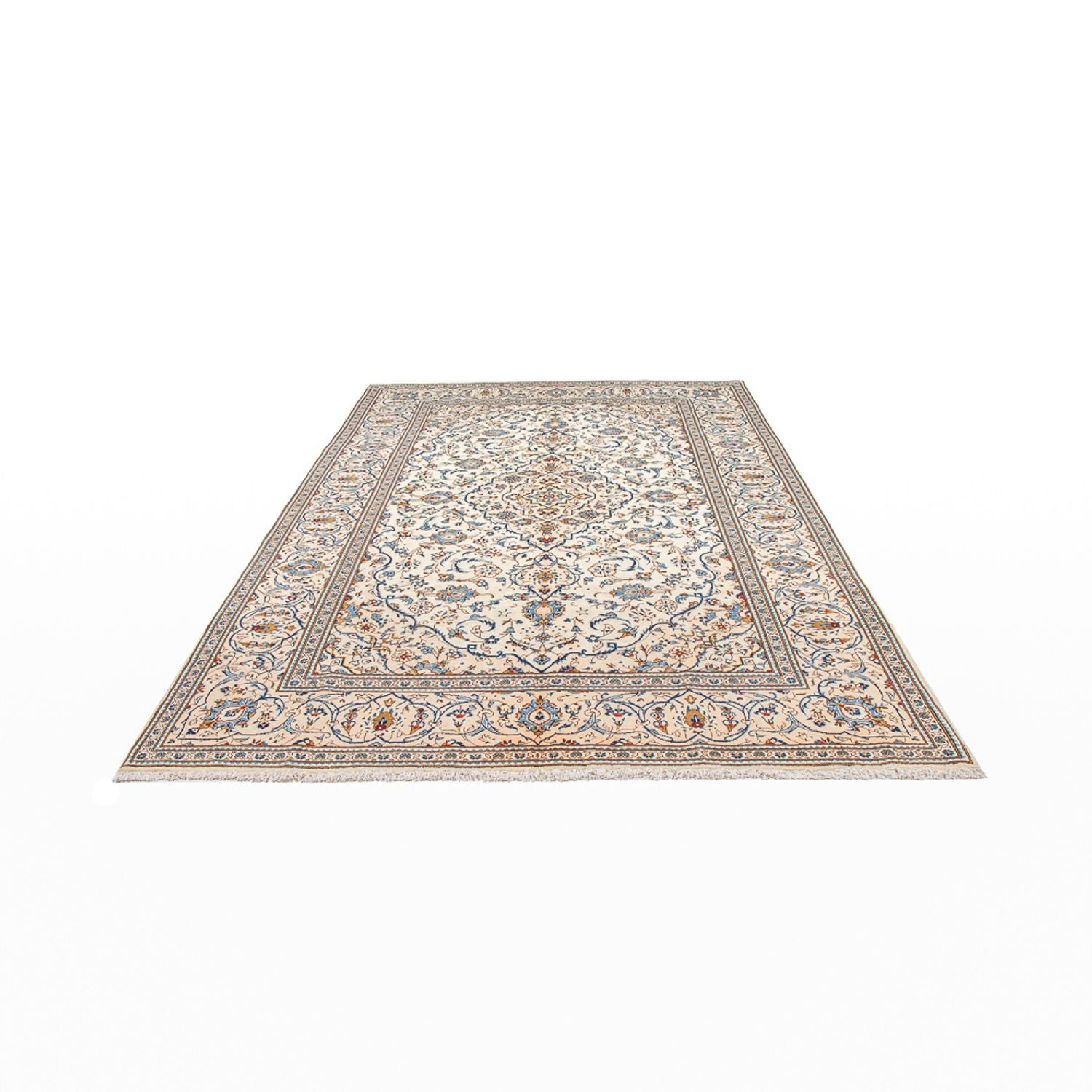 Tapis persan - Keshan - 300 x 196 cm - crème