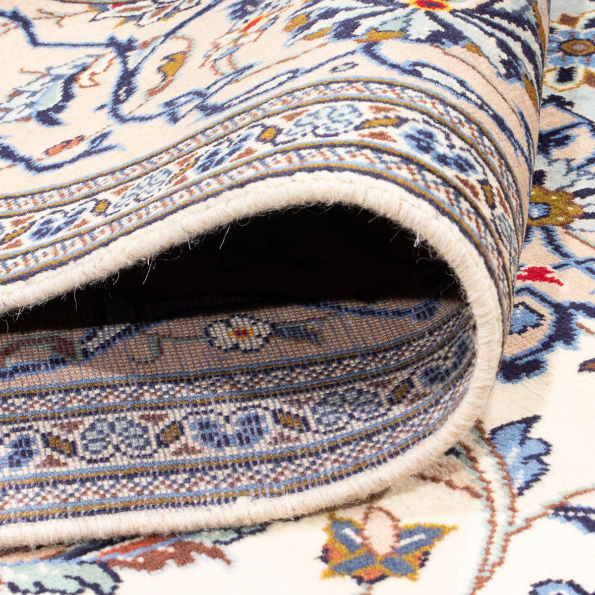 Tapis persan - Keshan - 306 x 192 cm - crème