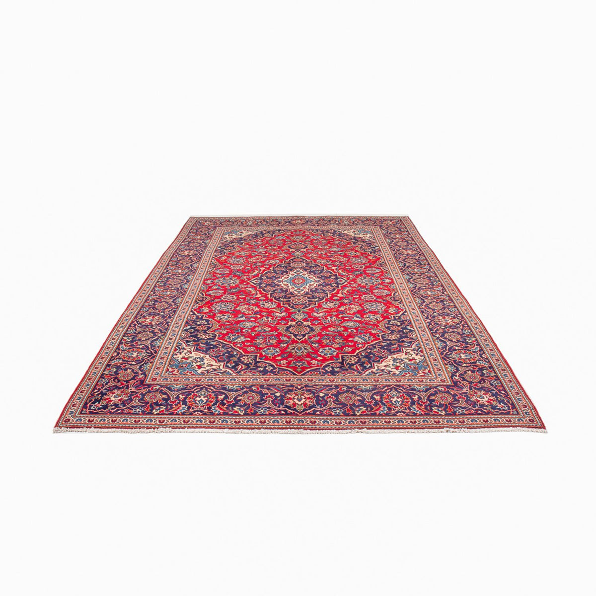 Tapis persan - Keshan - 297 x 200 cm - rouge